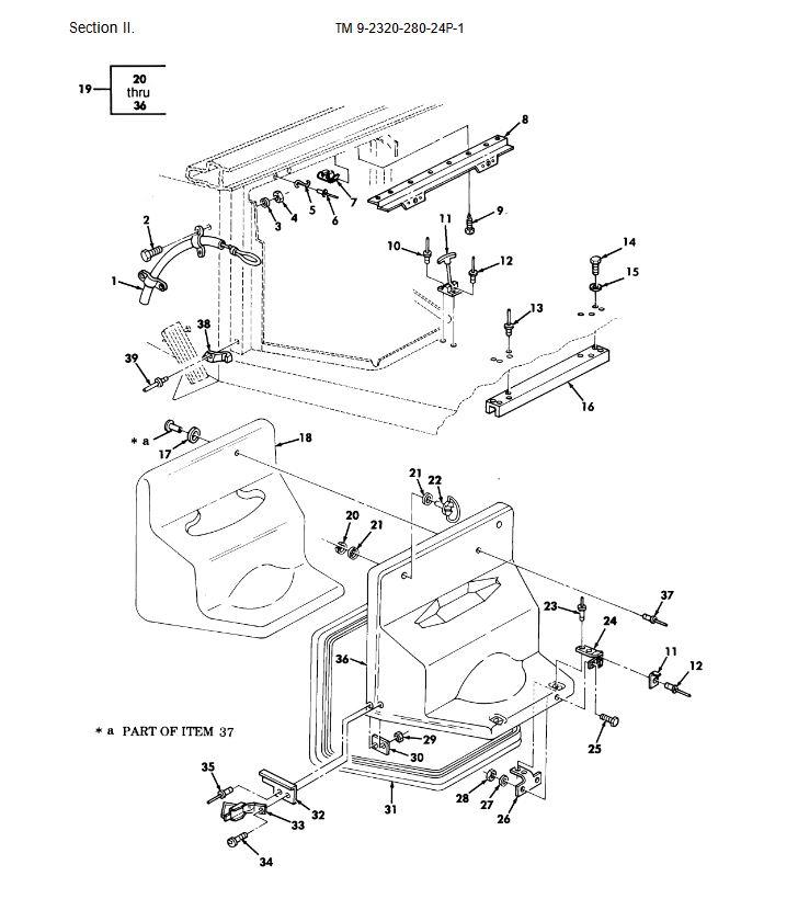 Engine Cover Latch HMMWV